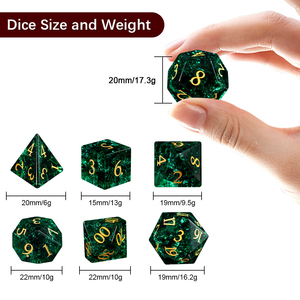 Wholesale <strong>Dice</strong> Sharp Edge <strong>Die</strong> <strong>Set</strong> in Stock Playing Game Engraved D20 Burst K9 Crystal <strong>Dice</strong> Custom Transparent Polyhedral <strong>Dice</strong> - Product Image 3