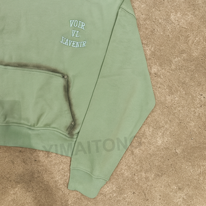 ผ้าฝ้ายฟอกสีกรดแบบวินเทจใส่ได้ทั้งชายและหญิงพิมพ์ลายปักตัวหนังสือทรงหลวมใส่ได้พอดีตัวปกติออกแบบได้ตามที่ต้องการเป็นมิตรต่อสิ่งแวดล้อม - Product Image 4