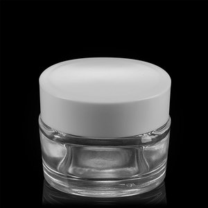 Frasco de Vidrio Redondo de Alta Calidad para Almacenamiento de Productos para el Cuidado de la Piel, Envase de Vidrio con Tapa de Rosca para Crema Cosmética - Product Image 2