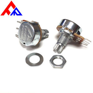 <span class=keywords><strong>Potenziometro</strong></span> Rotativo WH148 a 3 Pin con Albero Piatto in Metallo, Diametro Esterno 15mm, 1K-100K, Tolleranza 30% per <span class=keywords><strong>Elettronica</strong></span> - Product Image 4