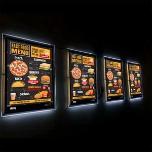 Hanging Acrylic <b>Light</b> Box Pockets: Slim LED <b>Signs</b> to Showcase Real Estate Listings - Product Image 6
