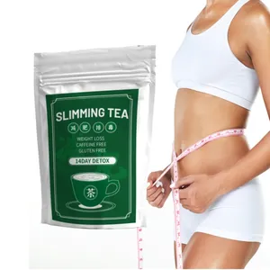 Оптовая продажа, зеленый чай, смешанные травы для похудения, лучший чай для похудения для плоского живота, Детокс-чай