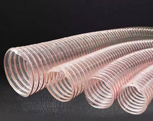 <span class=keywords><strong>Tuyau</strong></span> flexible en PU, tube flexible en polyuréthane PU avec fil en acier inoxydable, <span class=keywords><strong>tuyau</strong></span> transparent - Product Image 1