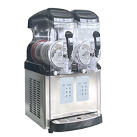 Machine à glace pilée professionnelle en acier inoxydable, durable, pour slush, milkshake et neige fondante instantanée