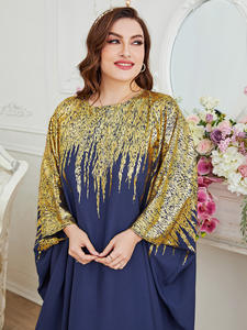 Offre Spéciale Toga grande taille Abayas Dubaï moyen-orient vêtements islamiques caftan simples et modestes abaya pour femmes robes maxi musulmanes - Product Image 6