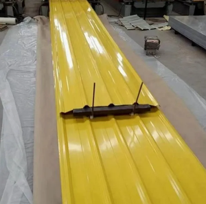 แผ่นหลังคาเหล็กหนา ppgi 0.4มม. แผ่นหลังคาโลหะลูกฟูกสีแดงดำ - Product Image 3