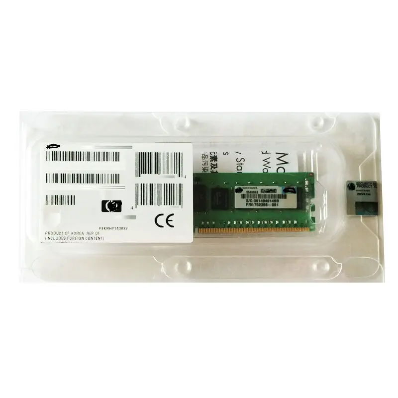 Dual rant x8 DDR4-2666 Kit memori cerdas HP, Kit memori pintar terdaftar CAS-19-19-19 16GB (1x16GB)