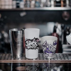 Verre à bière en porcelaine givrée personnalisé en gros de 1,5 oz, verre à shot vierge pour sublimation, verre à vin, verre à whisky, tasse - Product Image 4