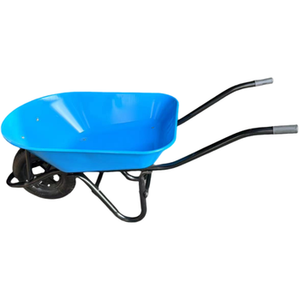 भारी शुल्क 75l धातु कार्वादीला एकल न्यूमेटिक व्हील निर्माण बैरो WB7200-Wheelbarrows - Product Image 2