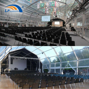 2000 personnes Grande tente spéciale de cérémonie de mariage polygone chapiteaux transparents et tente pour fête de mariage en plein air - Product Image 5