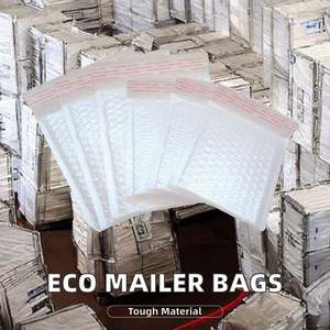 Sac d'expédition en mousse auto-adhésif écologique personnalisé, épaisseur 0,5 mm, matériau polyéthylène, antichoc et imperméable, emballage postal durable - Product Image 6
