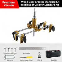Kit d'installation de serrures de porte en bois, ouvre-trou pour serrure de porte, outil de fraisage en acier tungstène, ensemble d'outils de mortaisage pour le travail du bois pour l'installation de serrures de porte