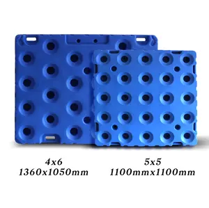 China Supplier Hygienic Blue Pp Barreled Water Plastic Pallet