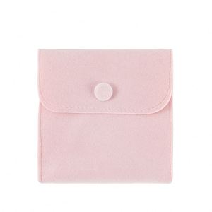 Pochette à bijoux en daim, sac d'emballage pour bijoux, sac cadeau en velours pour bijoux - Product Image 1