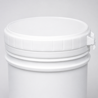 Pot en plastique HDPE à large ouverture de 150 ml avec joint à ouverture facile pour l'emballage de crème, d'onguent et de compléments alimentaires