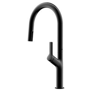 Robinet mélangeur KEMEN, robinet à poignée unique, acier inoxydable 304 316, noir, robinet de cuisine avec douchette extractible - Product Image 1