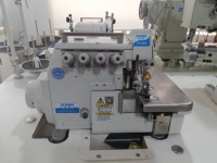 Machine à coudre surjeteuse industrielle Zoyer ZY988-4FD à entraînement direct gauche, construction métallique simple, moteur haute vitesse, pneumatique