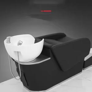 Professional High Quality Hair Salon Modern Lay Down Furniture Shampoo <b>Chair</b> Washing Bed With Bowl - Product Image 6