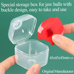 SUNSHING Wholesale Jaw Exercise Ball Case Facial Muscle <b>Trainer</b> <b>Storage</b> <b>Box</b> Jawline Shaper Container Jaw Toner Protective Case - Product Image 2