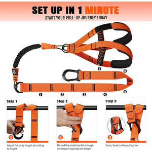 Glamflex Ensemble de bandes de résistance en latex robustes <span class=keywords><strong>avec</strong></span> poignées pour tractions, entraînement complet <span class=keywords><strong>du</strong></span> <span class=keywords><strong>corps</strong></span>, fitness à domicile, <span class=keywords><strong>musculation</strong></span>, portable - Product Image 3