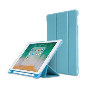 Casing Tpu untuk Ipad 2021 2020 10.2/9.7/10.9/12.9 Inci Casing Tablet Pintar untuk Apple Ipad 9/8/7/6/5 Mini Air Pro Generation