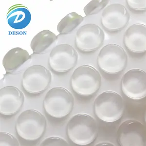 Pare-chocs de meubles transparents Deson Tampons anti-collision Butée de porte en caoutchouc de silicone