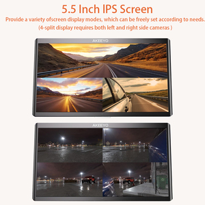 Akeyo 4 kênh Dash Cam Wifi và GPS phổ kỹ thuật số xe Bảng điều khiển - Product Image 6