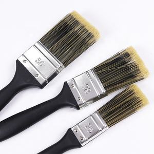 Pinceles de Nailon <span class=keywords><strong>MAXMAN</strong></span> para Óleo, Gouache y Plástico, Mango Negro, Pinceles Resistentes - Product Image 3
