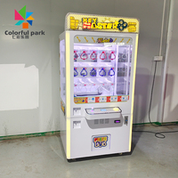 Coloré parc pièce poussoir Push Win peluche Machine griffe grue Machine clé maître prix jeu Machine 2025