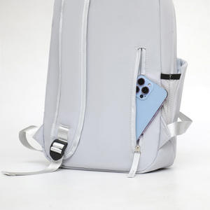 Sac à dos d'ordinateur de loisirs haut de gamme avec logo personnalisé, antivol, en nylon imperméable, sac d'école, sac à dos pour ordinateur portable avec USB - Product Image 6