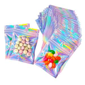 <span class=keywords><strong>Sacchetti</strong></span> in Mylar Olografici Arcobaleno Richiudibili con Cerniera in Alluminio per Conservazione Alimenti e Imballaggio - Product Image 5