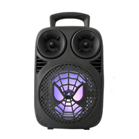 Enceinte Bluetooth Sing-e ZQS6163, best-seller, petite enceinte familiale KTV sans fil pour la maison et l'extérieur, microphone audio avec éclairage LED RVB