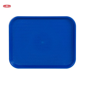 Bandeja Rectangular de PP para Servir – Bandeja Antideslizante para Comida de Cafetería, Resistente a Roturas y Apilable para Restaurantes y Servicios de Catering - Product Image 5
