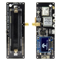 433/868/915/923Mhz TTGO Poutre en T V1.1 ESP32 WiFi pour BLE LoRa Wifi GPS NEO-6M avec 18650 Porte-piles Avec OLED