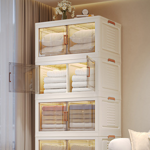 Commode de <span class=keywords><strong>rangement</strong></span> moderne en plastique pour chambre à coucher, multifonctionnelle, multi-tiroirs, design antidérapant pour le coin de la chambre, pour ranger les vêtements et les petits objets - Product Image 5