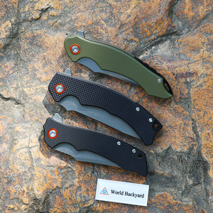 Cuchillo de Bolsillo Plegable XR59R al por Mayor, Hoja de Acero D2 CNC, Mango G10, Cuchillo Táctico Afilado para Campamento, Caza y Defensa Personal - Product Image 3