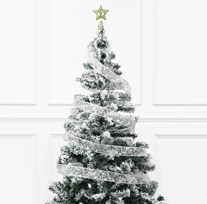 新しいデザインの銅線LEDフェアリーライトリボンシルクストリングライトギフトボックスクリスマスツリーデコレーションの装飾 - Product Image 4