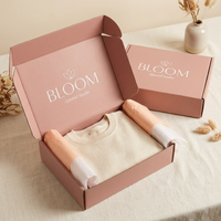 Boîtes d'emballage personnalisées avec logo doré pour lingerie, soutien-gorge, bikini, chaussettes, boîtes en papier imprimées en couleur pour l'emballage de vêtements