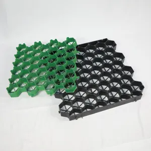 Hdpe Plastic Gras Gazon Stabilizer Grid Voor Parkeerplaats Outdoor Dak Tuin Permeabel Straatstenen Grijpende Plastic Floor Grid