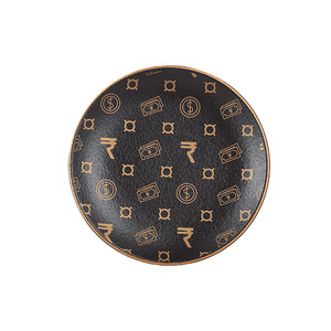 Platos negros de 3 tamaños para servir, vajilla completa mate de platos, platos de mesa cuadrados, juego de platos de comida, plato de cerámica - Product Image 5