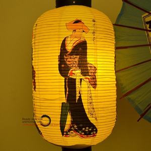 Ukiyo-e Beauté Dessin Lanterne de la mi-<span class=keywords><strong>automne</strong></span> Lampe décorative <span class=keywords><strong>en</strong></span> papier pour restaurant d'hôtel à la mode - Product Image 4