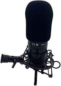 Dead Cat Black Foam Windschutz scheibe Künstlicher Pop Filter Headset Windschutz scheibe Schwamm abdeckung für AT2020 <span class=keywords><strong>AT2035</strong></span> & AT4040 Mikrofon hülle - Product Image 3