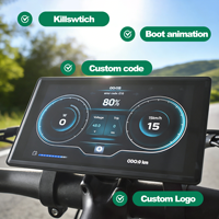 Ordinateur de vélo électrique H8 Cycplus, écran de projection, navigation, chronomètre numérique, compteur de vitesse pour accessoires de vélo électrique