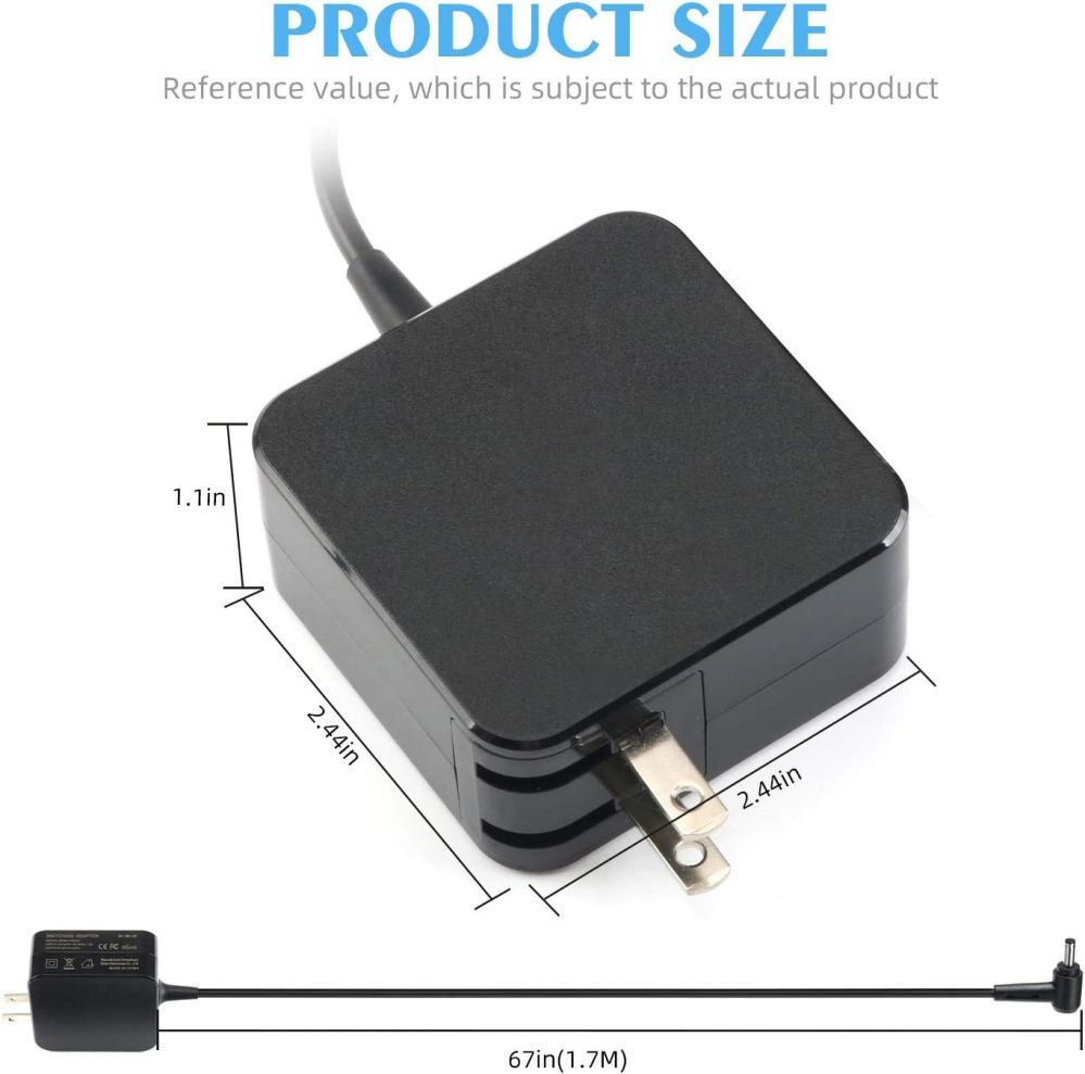 45W Chromebook Charger for Acer Asus Lenovo HP Dell Google Chromebook Nintendo Switch USB C Power Adapter 45W Laptop Charger · image 5