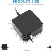 Chargeur Chromebook 45 W pour Acer Asus Lenovo HP Dell Google, Adaptateur Secteur USB C 45 W pour Ordinateur Portable et Nintendo Switch