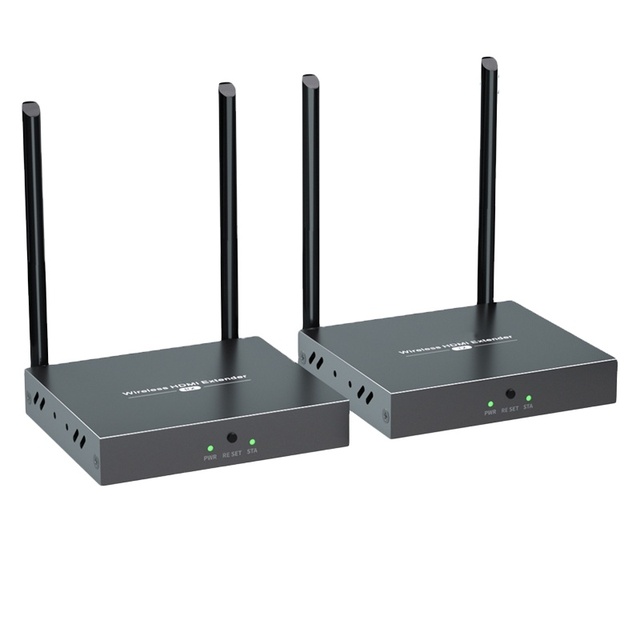 2022 200m Wireless Video Transmission Wireless TV Transmitter Receiver ( TX + RX ) With IR WIFI Antenna Extender Kit