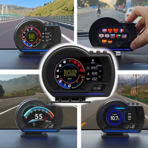 2024 Hot Đa-Chức năng OBD2 + GPS tự động thiết bị điện tử P6 xe kỹ thuật số đo xe Head up hiển thị HUD xe hiển thị - Product Image 3