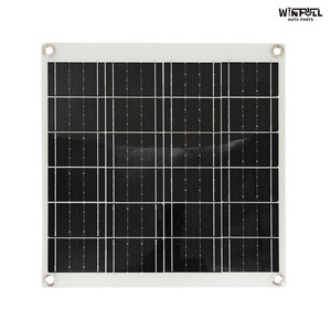 <b>Solar</b> Double <b>Fan</b> 50W <b>Solar</b> Powered 5.5" Larger Intake or Extractor <b>Fan</b> Set - Product Image 2