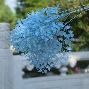 Cinque rami di pera foglie di fiori artificiali decorazione per sala di nozze all'aperto Hotel matrimonio decorazione del soffitto fiore - Product Image 3