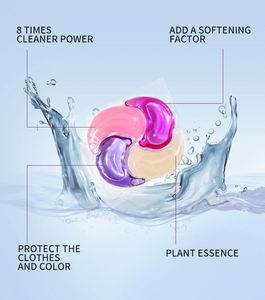 Automatic Washing Machine Laundry <b>Detergent</b> Pods | JIETI Floral Fruity Scent Long Lasting Fragrance Laundry Capsules - Product Image 2